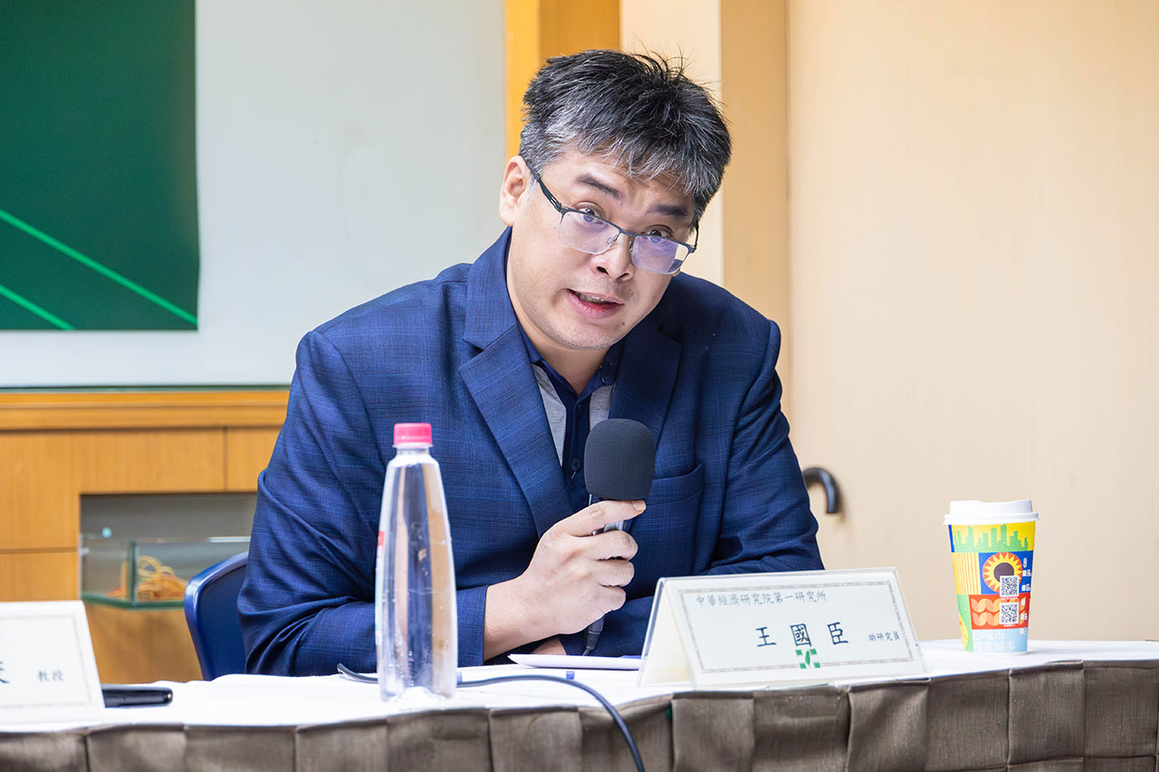 王國臣_dpp提供.jpg 中华经济研究院第一研究所助研究员王国臣示警,中国明年面临滞胀压力。(民进党中国事务部提供)
