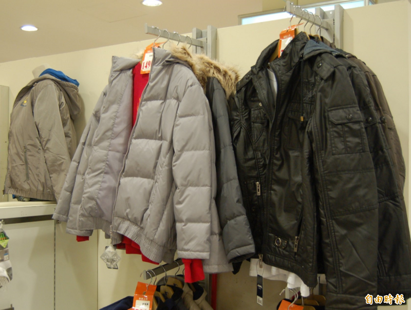 羽绒衣。示意图，（资料照）