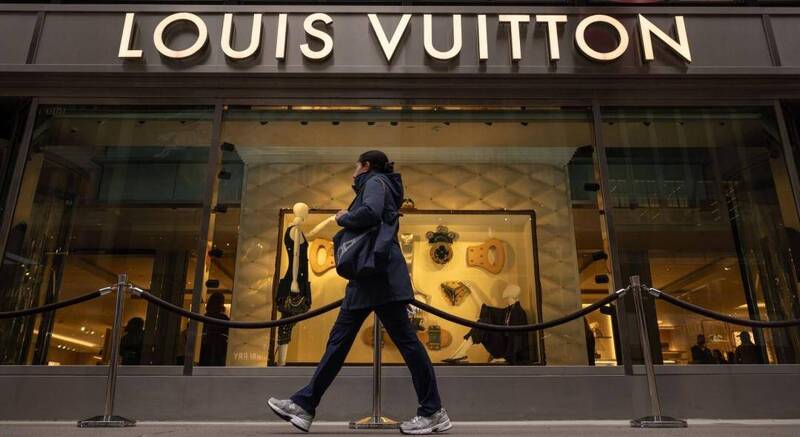 LV近日传出资料外泄。（彭博社）
