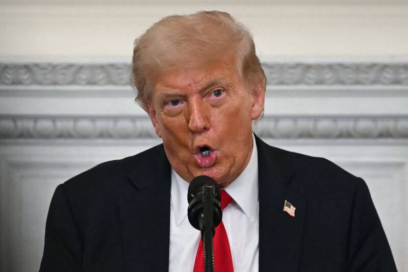 川普強調，普廷三番兩次在友善對話後又空襲烏克蘭，久而久之「對話就毫無意義」。（法新社）