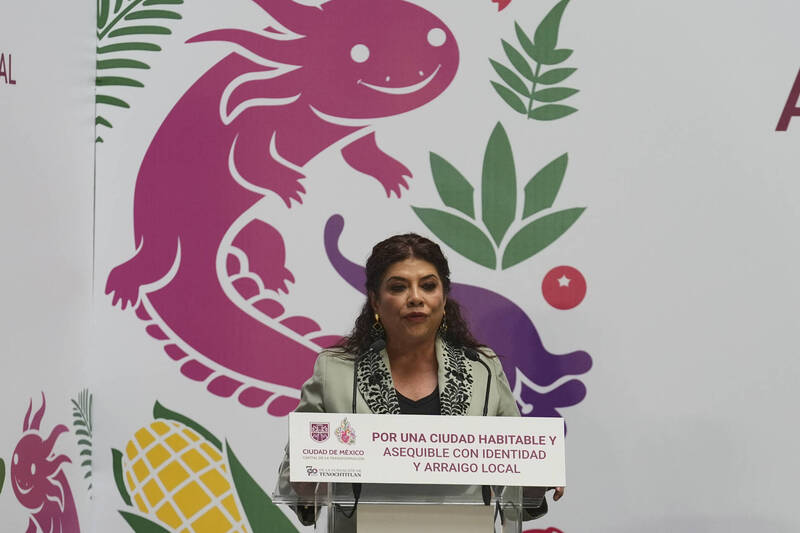 墨西哥城市长布鲁加达宣布一项租金管制初步计划，以应对民众房价上涨抗议。（美联社）