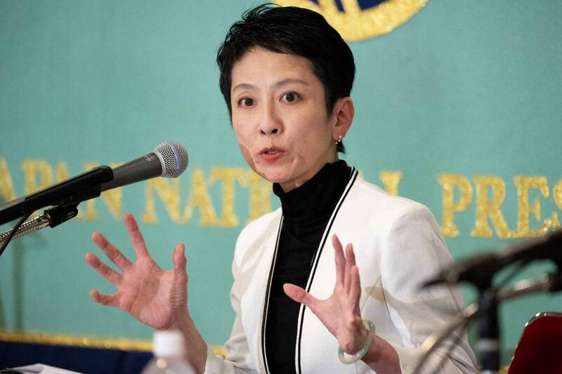 日本第27屆參議院選舉完成開票，共有40名女性當選議員，創歷史新高。圖為立憲民主黨議員當選人蓮舫。（路透資料照）