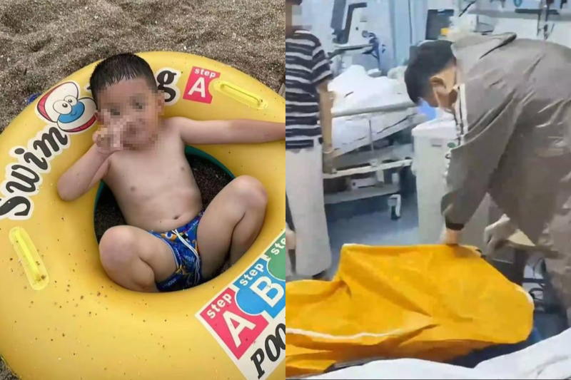 中國湖南省一名4歲男童在拔乳牙手術中不幸去世。(本報合成,擷取自微博) 中國湖南省一名4歲男童在拔乳牙手術中不幸去世。(本報合成,擷取自微博)