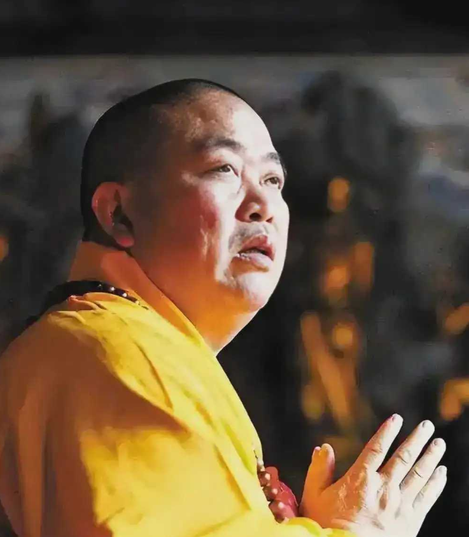 中國少林寺方丈釋永信，傳出遭官方人員帶走調查。（圖擷自微博）