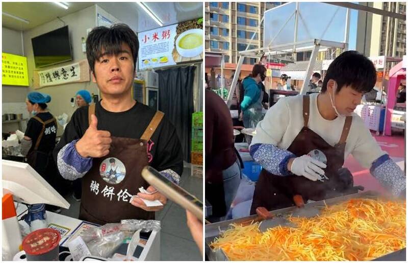 长相酷似天王周杰伦而爆红的「粥饼伦」。（图翻摄自微博）