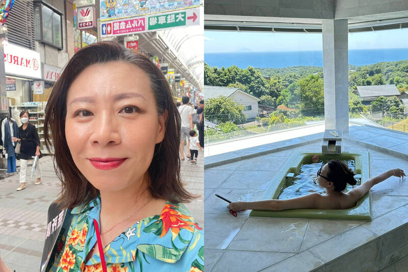 日本東京參議員落選人吉永藍在社群Po泡澡照，並發文狂嗆「日本的傻瓜們」。（擷取自吉永藍/X）