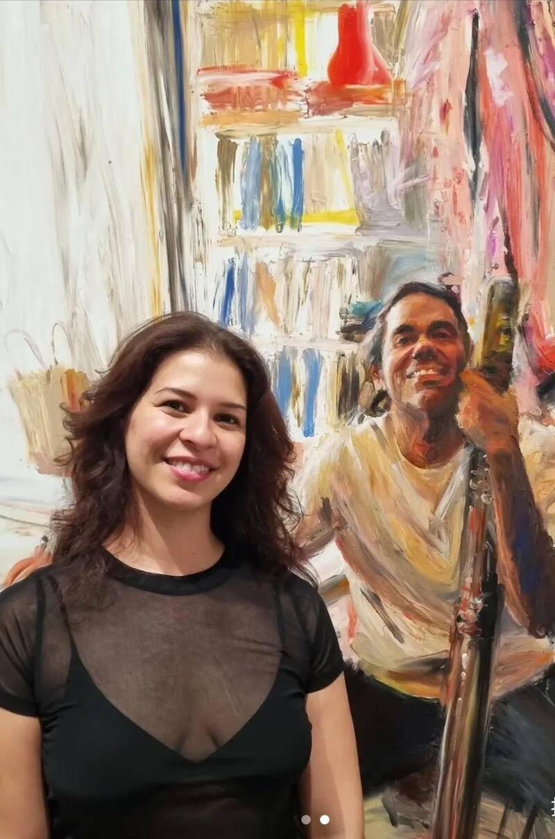 菲律宾裔澳洲艺术家斯皮洛夫斯基，荣获阿奇博尔德奖中的人民选择奖。（图撷自斯皮洛夫斯基Instgram）