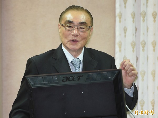 國防部長馮世寬。（資料照，記者張嘉明攝）