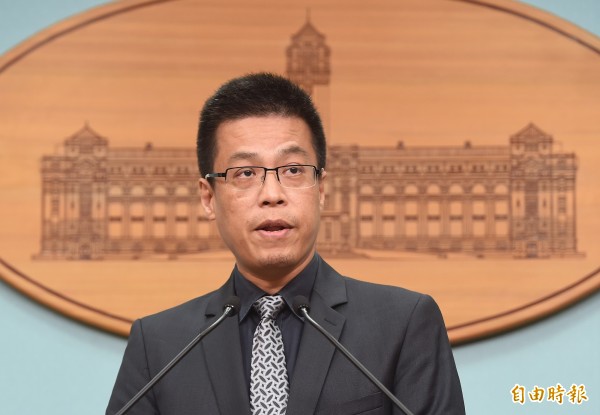 媒体报导新党秘书长吴成典即将于近期接任海基会秘书长，总统府发言人黄重谚表示，这是错误的报导。（资料照，记者廖振辉摄）